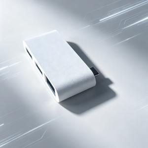 Hub <span class=keywords><strong>USB</strong></span> 2.0 Tipo-C de 3 Puertos con Puerto LAN, Material ABS, Compatible con Pendrive, Controlador PS4, iPad Pro y Stock para - Product Image 4