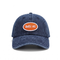 Cappello da Baseball Vintage Lavato e Invecchiato WEINI con Logo Ovale Intrecciato, in Morbido Cotone Regolabile, per Uso Quotidiano e Street Style