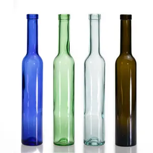 Hochwertige benutzer definierte Farbe LOGO 13oz Glasflasche Bulk Weinflaschen für Eiswein