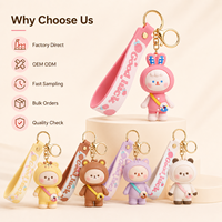 Porte-clés en caoutchouc PVC 3D personnalisé de haute qualité OEM, porte-clés en silicone souple, logo personnalisé, porte-clés pour cadeaux promotionnels d'entreprise