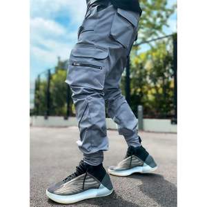 Pantalones Cargo Personalizados para Hombre, Estilo Harem, Techwear, Joggers de Secado Rápido, Múltiples Bolsillos, Pantalones de Moda Urbana - Product Image 3