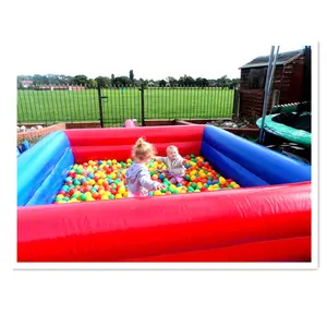 Indoor square inflatable foam pit/soft play inflatable ball pit pool for toddlers/inflatable gaga pit