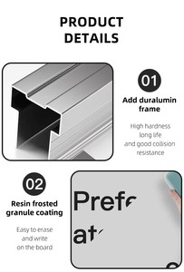 Lavagna Magnetica in Metallo HJ BD-14 Personalizzabile <span class=keywords><strong>da</strong></span> Parete per Educazione, Formazione, Conferenze e Scrittura, Formato Piccolo per Casa - Product Image 4