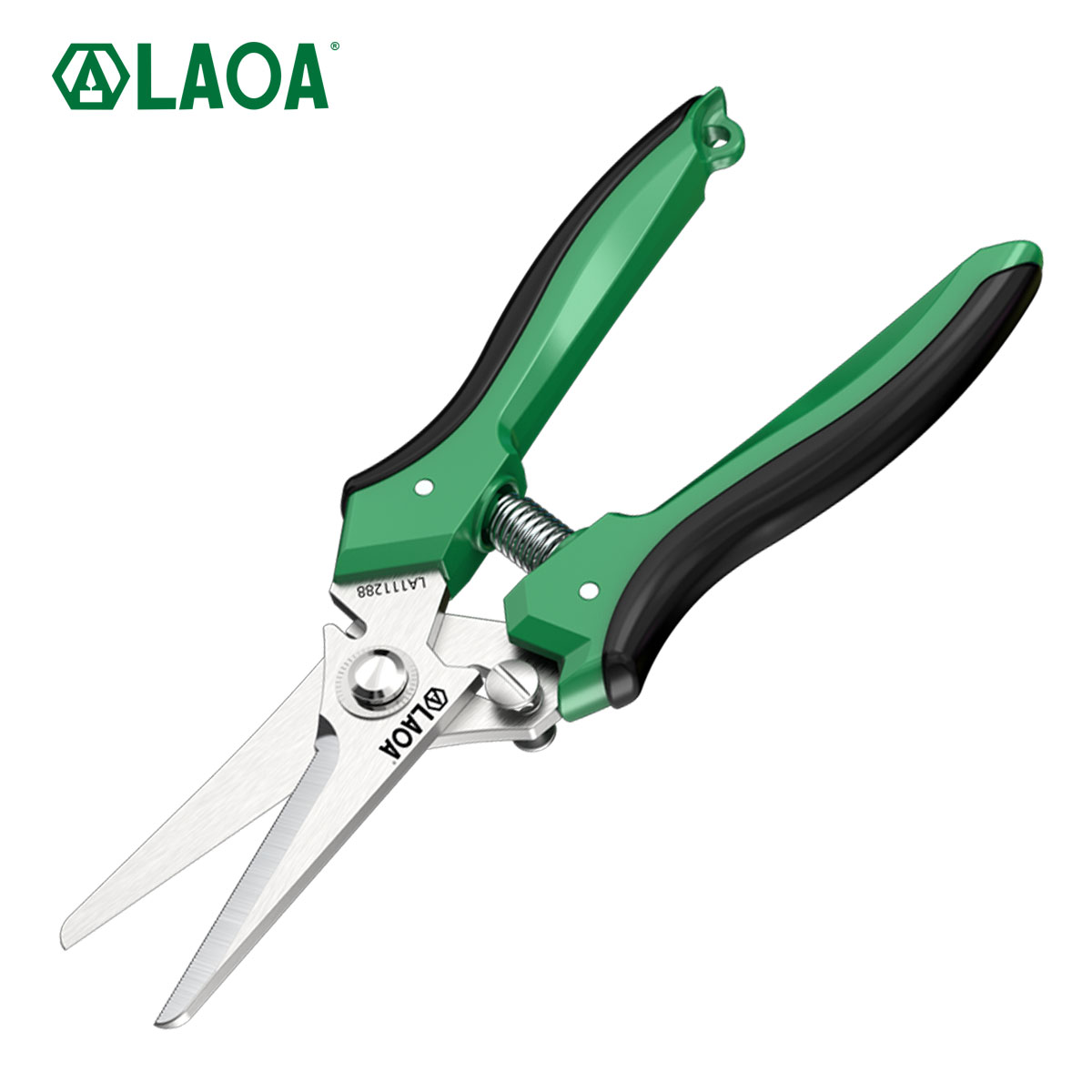 LAOA Stainless Steel Multifunctional Power Scissors & Shears for Gardening Electrical Work Durable Copper Aluminum Sheet Cutter