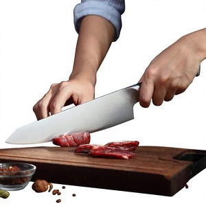 Couteaux de chef professionnels ambidextres traditionnels faits à la main avec lame de 6 à 7,9 pouces, finition satinée, manche en bois pour une utilisation en cuisine - Product Image 2