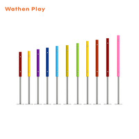 Xylophone d'extérieur pour enfants de marque Wathen, design personnalisé, en acier galvanisé, instrument de musique 135x68x60cm pour parc et école