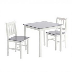 Juego de Mesa de Comedor de Madera Maciza Moderna para Exteriores, Diseño Simple, Muebles de Jardín para Patio, Juego de Mesa y Sillas de Madera - Product Image 3