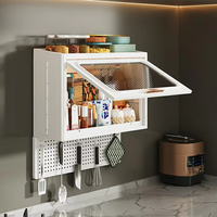 Support mural en plastique pour bouteilles d'épices et couteaux de cuisine, idéal pour le rangement d'outils et de linge de lit dans la cuisine