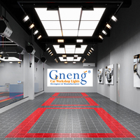 Conception de dessin professionnelle et installation de panneaux de plafond Led avec Logo personnalisé pour la cabine de polissage et de revêtement de voiture