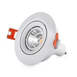Pièces d'éclairage intérieur, boîtier de luminaire encastré en aluminium GU10, blanc, boîtier de luminaire encastré LED - Product Image 4