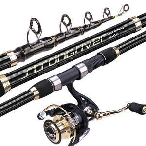 <span class=keywords><strong>Canne</strong></span> à Pêche en Carbone Dur de 4,2 m Cinq Générations pour Mer, Ensemble Complet pour <span class=keywords><strong>Lancer</strong></span> Longue Distance en Mer - Product Image 1