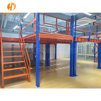Plateforme de rayonnage en acier multi-niveaux pour entrepôt, stockage de marchandises, conception industrielle gratuite