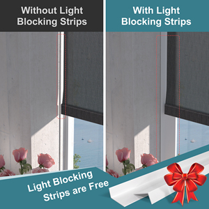 Thông minh cơ giới màn lăn Shades Battery Powered không dây điện Rèm điều khiển từ xa Alexa điều khiển bằng giọng nói màu đen - Product Image 5