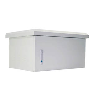 Gabinete de Telecomunicaciones Eléctrico para Exteriores IP55 Personalizado de 19 Pulgadas, de Acero, para Montaje en Pared y Poste, 6U-18U en Stock - Product Image 1