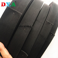 Fabricant en gros 2cm 2.5cm 3cm 4cm 5cm 2 pouces pp matériel sangle bande noir couleur polypropylène sangle ceinture pour sac sangle