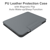 Clavier sans fil 2026 dernière génération avec batterie remplaçable, étui en PU pour iPad, connexion Bluetooth, antichoc, anti-poussière, support pliable