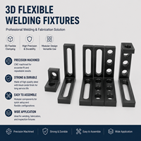 Plateforme de soudage flexible 3D, table de soudage tridimensionnelle en fonte avec accessoires de fixation pour le soudage des métaux