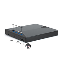 7 1 USB 3.0 Portable CD/DVD Burner External Optical Drive for Laptop/Desktop PC Compatible Windows 11/10/8/7 Linux Mac OS DVD