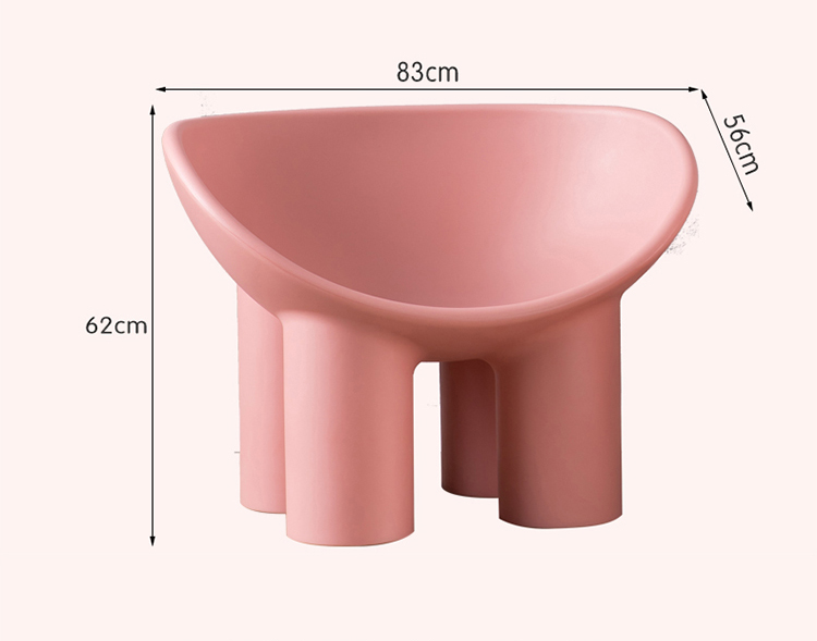 Modern Designer Lazy PE Plastic Elephant Chair – Minimalist Lounge