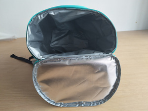 Sac à dos isotherme personnalisé en gros avec logo noir, sac à dos thermique pour le déjeuner - Product Image 3