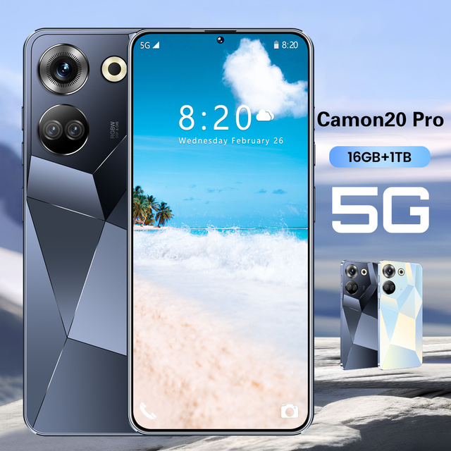 Camon 20 Pro Blockbuster Pre Order 16+1TB 108MP HD 7.3 Inch Large 5G LTE Smartphone with Spanish Support Gaming