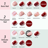 BORN PRETTY 130 couleurs MSDS Vernis à ongles en gel brillant solide 10 ml Vernis en gel UV semi-permanent à faire tremper pour salon