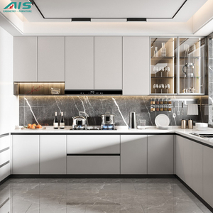 48 giờ Miễn phí thiết kế hiện đại tùy chỉnh gỗ ván ép MDF Tủ Bếp thiết lập L hình dạng ván ép nhà bếp đảo bảng sản xuất tại Trung Quốc - Product Image 2