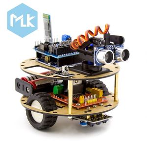 ชุดควบคุมรถอัจฉริยะไร้สาย MLK V3.0 BT ชุดเรียนรู้การขับขี่รถอัจฉริยะ หุ่นยนต์เต่า<span class=keywords><strong>น้อย</strong></span>แสนฉลาด ชุดหุ่นยนต์สำหรับเด็ก ของเล่นเสริมพัฒนาการ - Product Image 1