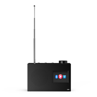 Lecteur DAB portable SMJ DAB-1721 avec radio FM, entrée AUX 7m, haut-parleur stéréo intégré, matériau plastique