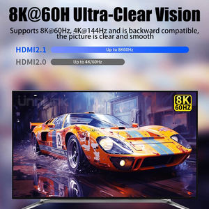 Justlink TYPE C Commutateur KVM 2x1 HDMI2.1 + DP1.4 avec 8K 60Hz 4K <span class=keywords><strong>144Hz</strong></span> Commutateur KVM <span class=keywords><strong>HDMI</strong></span> USB 2 ports Commutateur DP certifié Rohs - Product Image 2
