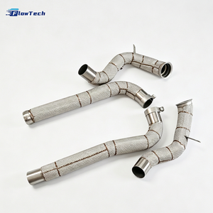 Downpipe haute performance pour Mercedes AMG GT GTS GTC GTR C190 M178 4.0T V8 Biturbo en acier inoxydable 304, fixation directe - Product Image 6