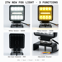 Commande en gros de lampes auxiliaires 27W 3000K blanc pur 9-30V IP67 81210-06100, feux antibrouillard LED pour véhicules tout-terrain 4x4