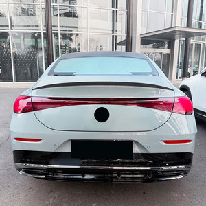 สปอยเลอร์หลัง Mercedes-Benz CLA-Class สีดำเปียโน ลายคาร์บอนไฟเบอร์ ABS ทรง Ducktail รุ่นปี 2026+ - Product Image 1