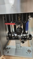 Friteuse au gaz propane avec supports pour restaurants commerciaux, robuste et approuvée CE