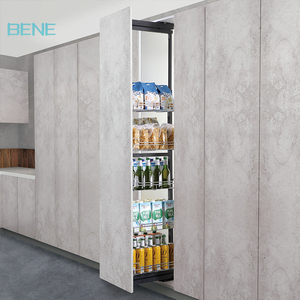 Modern Design Glass Pantry <b>Storage</b> <b>Unit</b> With Organization Basket for <b>Kitchen</b> Pantry <b>Storage</b> Organization - Product Image 1