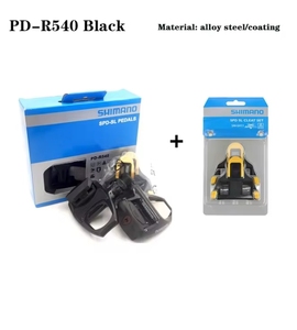 Pedales de Bicicleta de Carretera de Carbono con Bloqueo Automático <span class=keywords><strong>Shimano</strong></span> PD-R540 <span class=keywords><strong>R550</strong></span> 5800 R7000 R8000 con Placas de Bloqueo SM-SH11 SH12 SH10 - Product Image 3