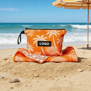 Toalla de Viaje de Microfibra de Lujo, Plegable, de Secado Rápido, con Bolsa, para Playa, Venta al Por Mayor - Product Image 3