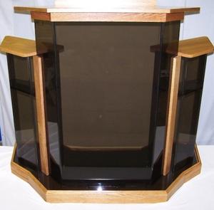 <span class=keywords><strong>Atril</strong></span> <span class=keywords><strong>de</strong></span> Acrílico Transparente Esmerilado <span class=keywords><strong>para</strong></span> Iglesia, Estilo Alas - Product Image 4