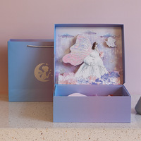 FTS – boîte d'emballage en papier pliable aimantée personnalisée, boîte cadeau magnétique pour fermeture