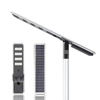 Lámpara Solar LED para Calle HRLUX Todo en Uno, IP66, Alto Lumen, 3 Años de Garantía, Lámpara Decorativa para Carretera