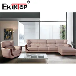 Ekintop sofá de couro de alta qualidade, popular, funiture, sofá de casa, feito na china