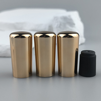 C13D334 Capuchon de couverture de placage UV en or brillant de luxe OEM Capuchon d'emballage cosmétique de vernis à ongles en gel de haute qualité
