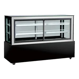 Mostrador superior Barra de pastel refrigerador refrigerado por aire caja de exhibición de pastel