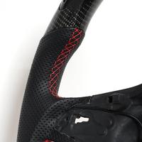 Volante VW en Fibra de Carbono con Pantalla LED Inteligente, Deportivo, Base Plana, Repuesto de Primera Calidad para la Mayoría de los Modelos, Disponible en Stock