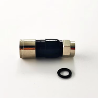 Connecteur de câble coaxial RF étanche de type F mâle à compression pour antenne 75 ohms, câble RG11, caméra CCTV