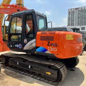 Mini-excavatrice sur chenilles d'occasion Hitachi ZAXIS 130 du Japon, mini-pelleuse d'occasion ZX 130 de 13 tonnes à vendre - Product Image 3
