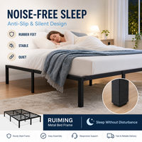 Lit pliant populaire en promotion – Cadre de lit simple en fer, lit individuel pour la maison, lit en métal modulaire en fer forgé