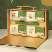 Caja para Pastel de Luna de Medio Otoño, Empaque de Alta Gama para Pasteles de Año Nuevo, Caja de Regalo Vacía para Empresas, Caja Cilíndrica para Pasteles