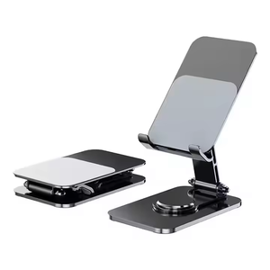 Supporto per <span class=keywords><strong>Telefono</strong></span> Girevole a 360 Gradi Pieghevole - Moderno Supporto Regolabile in Acrilico Ecologico Anti-Vibrazione e Anti-Caduta - Product Image 2
