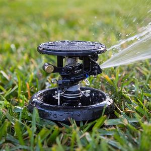 Rociador de césped emergente de plástico giratorio automático de 360 grados, riego eficiente de ahorro de agua de doble Especificación de 3/4 pulgadas para jardín - Product Image 1